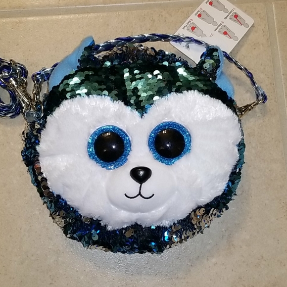 🎄NWT🎄 TY GIRLS SEQUIN CHANGE PURSE - Picture 15 of 15